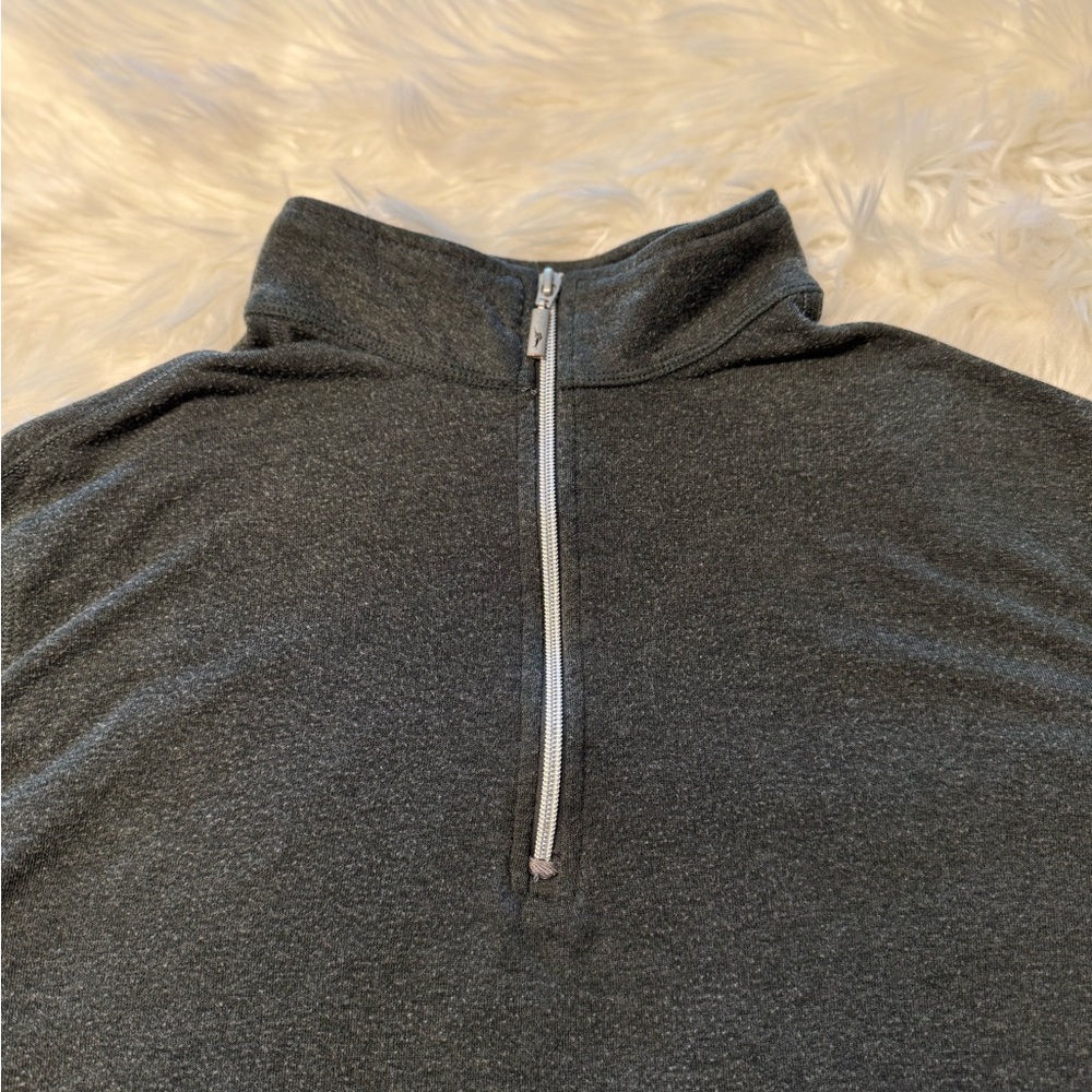 Tommy Bahama | Men’s Large Greenish-Gray Quarter Zip Sweater Soft - Picture 4 of 10